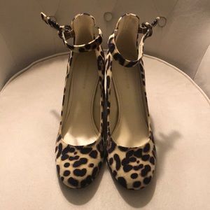 Leopard Marc Fisher Mary Jane Pumps